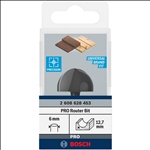 Bosch PRO Hohlkehlfräser, R 12,7, Schaft 6 mm #2608628453