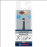 Bosch "PRO Bündigfräser mit untenlieg. Führungskugellager, Ø 1/4""xL 21/32"", Schaft 1/4""" #2608628