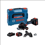 Bosch Winkelschleifer EXWS18V-15S, 2 x EXBA18V-80 #06019M6003