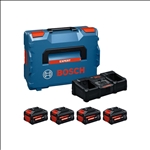 Bosch Batterie/Ladegerät Set 2x EXBA18V-55 + 2x EXBA18V-80 + EXAL18V2-320 #1600A0373Y