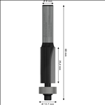 Bosch PRO Bündigfräser mit untenlieg. Führungskugellager, Ø 12,7 x L 25,4, Schaft 8 mm #2608628348