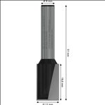 Bosch PRO Nutfräser, zweischneidig, Ø 13 x L 19,6, Schaft 8 mm #2608628386