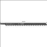 Bosch PRO Fibre Insulation precise T1013AWP Stichsägeblatt, 250 mm, 3-tlg. #2608667396