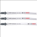Bosch EXPERT Hardwood 2-side clean Stichsägeblatt-Set, 3-tlg., (2xT308BF, 1xT308BFP) #2608900549