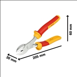 Bosch VDE-Seitenschneider mit hoher Hebelkraft, 200 mm #1600A02NE2