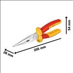 Bosch VDE-Spitzzange gerade, 200 mm #1600A02NE3