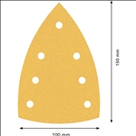 Bosch EXPERT C470 Schleifblatt, 100x150mm, K120, 7 Löcher, 50-tlg. #2608901643