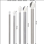 Bosch CYL-9 Ceramic Fliesenbohrer Set, 4/5/6/8/10 mm, 5-tlg. #2608587169