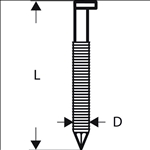 Bosch PRO SN34CH, R Streifennagel, 34° mit abgeschnittenem Kopf, 75R #2608200016