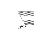 Bosch D-Kopf Streifennagel SN34DK 90RG, 3,1 mm, 90 mm, verzinkt, gerillt, 2500er-Pack #2608200023