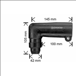 Bosch Winkelbohrkopf für leichte Bohrhämmer mit SDS plus Werkzeughalter, 43 mm #1618580000