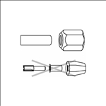 Bosch Spannzange, 10 mm, 27 mm #2608570126