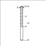 Bosch 1 Steinbohrer CYL-1, 8x150x200mm HM #2608596145