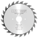 CMT Industrielle verstellbare Ritzkreissägeblätter - D80x2,8-3,6 d20 Z10+10 HW #C28908020H