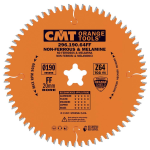 CMT Orange Sägeblätter für Nicht-Eisenmetalle, Kunststoffe - D190x2,8 d20 Z64 HW Festool #C29619064F