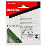 Makita Diamant-Polierscheibe 100 mm, Gummi #D-15659
