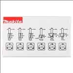 Makita Fräser-Set 6 tlg. #D-53540
