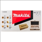 Makita Fräser-Set 6 tlg. #D-53540