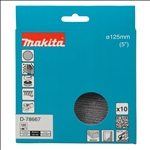 Makita Schleifnetz A120 125mm Klett #D-78667