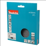 Makita Schleifnetz A120 125mm Klett #D-78667
