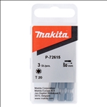Makita Schraubbit T20, 50 mm, 3 Stk. #P-72615