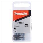 Makita Schraubbit T30, 50 mm, 3 Stk. #P-72643