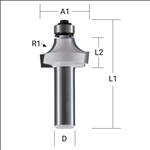 Makita Abrund-/ Profilfräser mit Anlauflager Ø 31,7 mm #P-78900