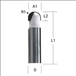 Makita Hohlkehlfräser Ø 10 mm #P-78950