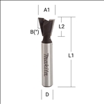 Makita Zinkenfräser Ø 12 mm #P-79108