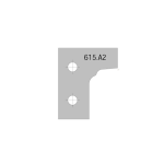 Profilmesser A2 HWM für Fräserkörper C615 #C615A2