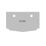 Profilmesser B4 HWM für Fräserkörper C615 #C615B4