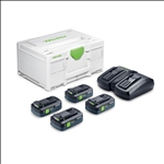 Festool Energie-Set SYS 18V 4xTBX4/TCL6DUO #578823