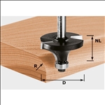 Festool Abrundfräser HW S8 D31,7/R9,5 KL #491015