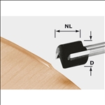 Festool Bündigfräser HW D 19/16 S8 OFK 700 #491666