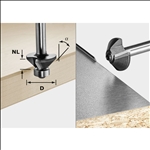 Festool Fasefräser S8 HW 45° D26-KL OFK #499799