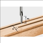 Festool Nutfräser HS S8 D 3/8 #490941