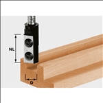 Festool Nutfräser-Wendeplatten HW D16/30 S8 #492716