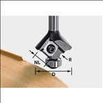 Festool Abrundfräser-Wendeplatten S8 HW R1 D28 KL12,7 MFK #499811