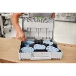 Festool Schleifmittel-Systainer³ SYS-STF D125 GR-Set Granat #578193