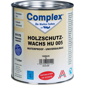 COMPLEX HOLZSCHUTZWACHS HU 005 - 5 Liter Dose - Farblos