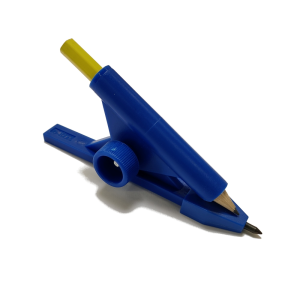 Parallelanreißer blau mit Zirkelspitze und Bleistift #PWE0123ZB