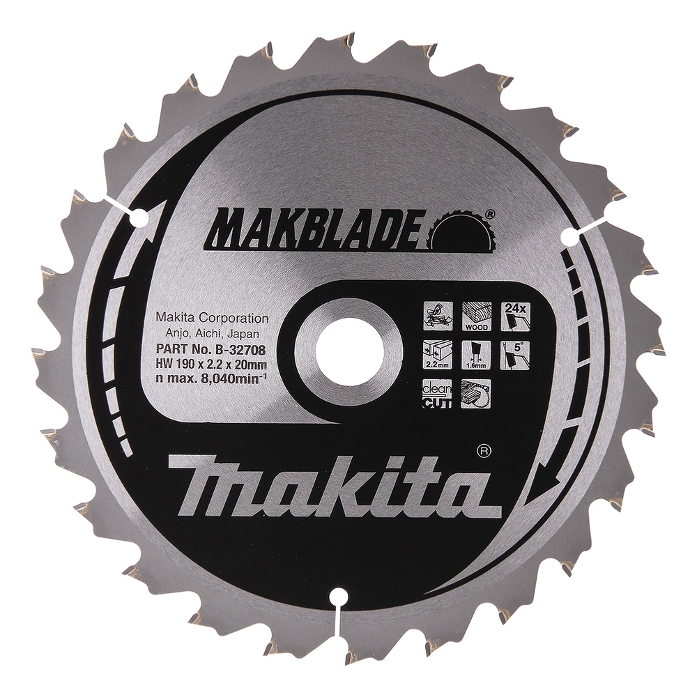 Makita MAKBLADE Sägeb. 190x20x24Z #B-32708