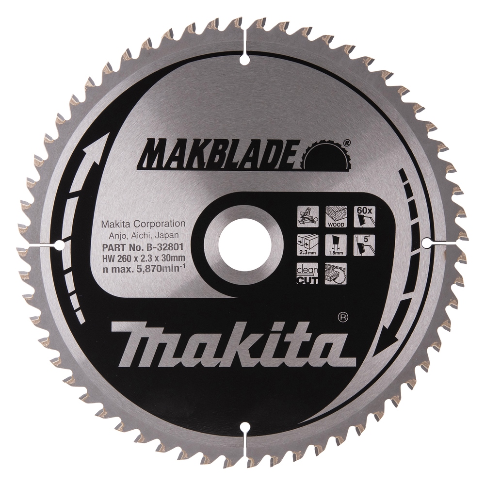 Makita MAKBLADE Sägeb. 260x30x60Z #B-32801