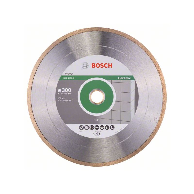 Bosch Diamanttrennscheibe Standard for Ceramic, 300 x 30 + 25,40 x 2 x 7 mm #2608602540
