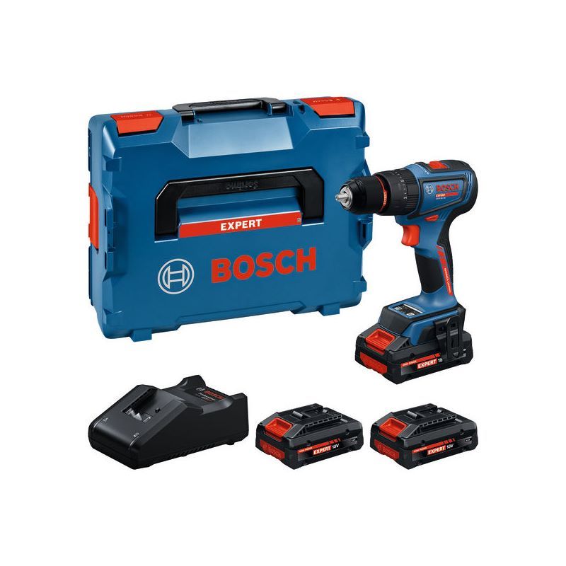 Bosch Akku-Schlagbohrschrauber EXSB18V-90, 3 x EXBA18V-40, L-BOXX 136 #06019R3102