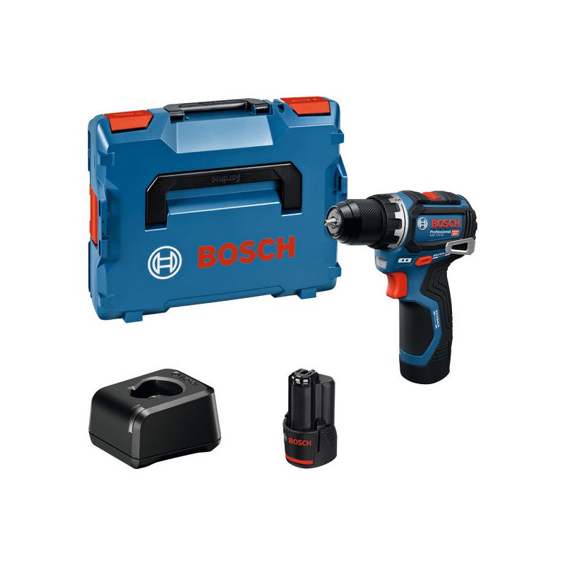 Bosch Akku-Bohrschrauber GSR 12V-32, 2 x Akku GBA 12V 2.0Ah in L-BOXX #06019N7002