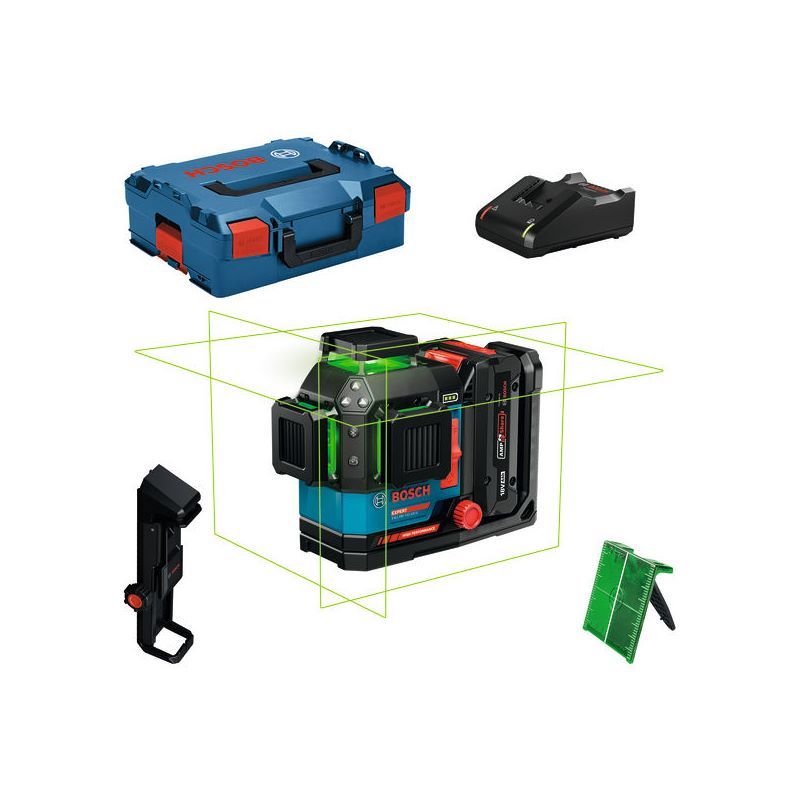 Bosch Linienlaser EXLL18V-120-33CG, 1 x EXBA18V-40 #0601065B00