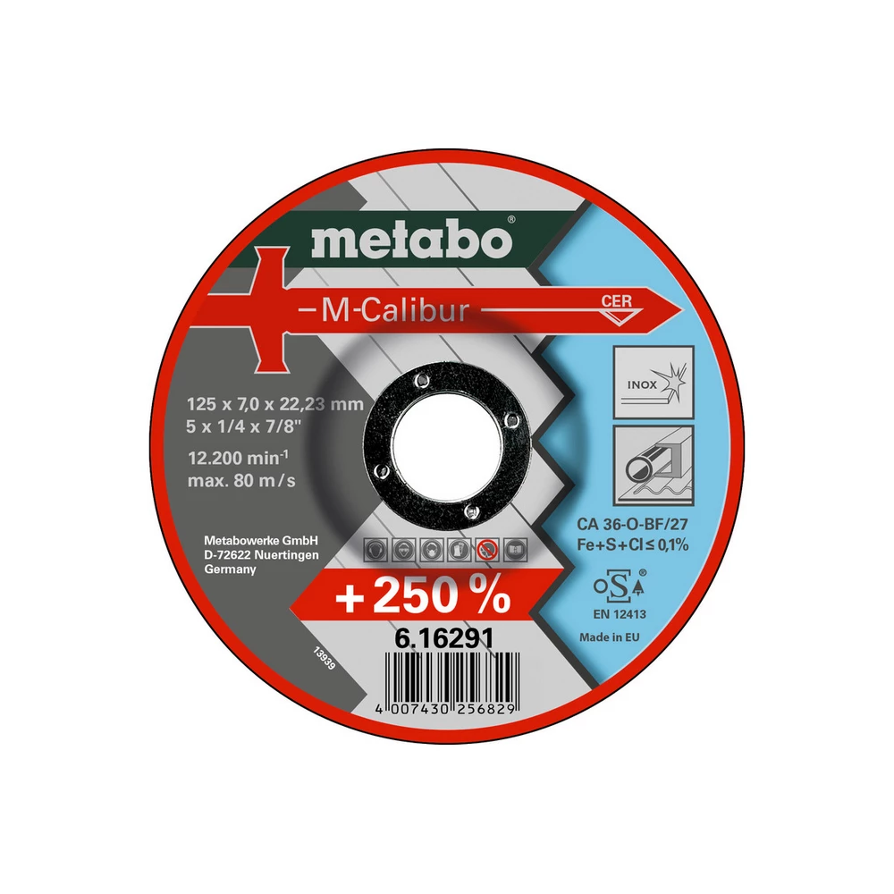 Metabo M-Calibur 180 x 7,0 x 22,23 Inox, SF 27 #616292000