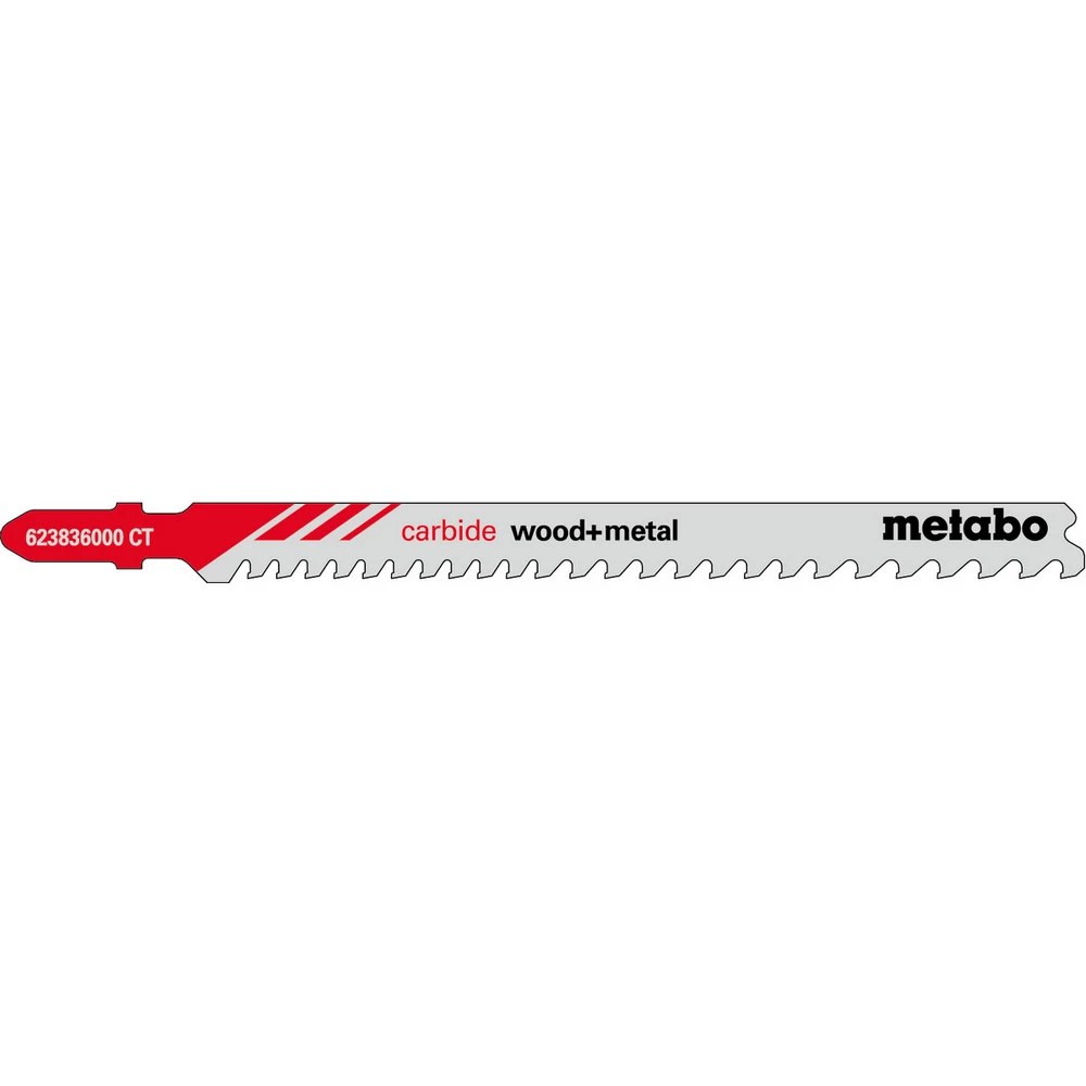 Metabo 3 Stichsägeblätter carbide wood + metal 108/3,5-5mm, HM #623836000 