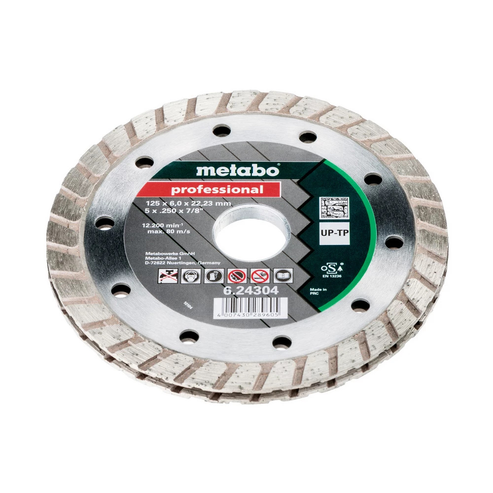 Metabo Diamant-Frässcheibe, 125x6x22,23 mm, professional, UP-TP, Universal- Tuckpointing #6243040